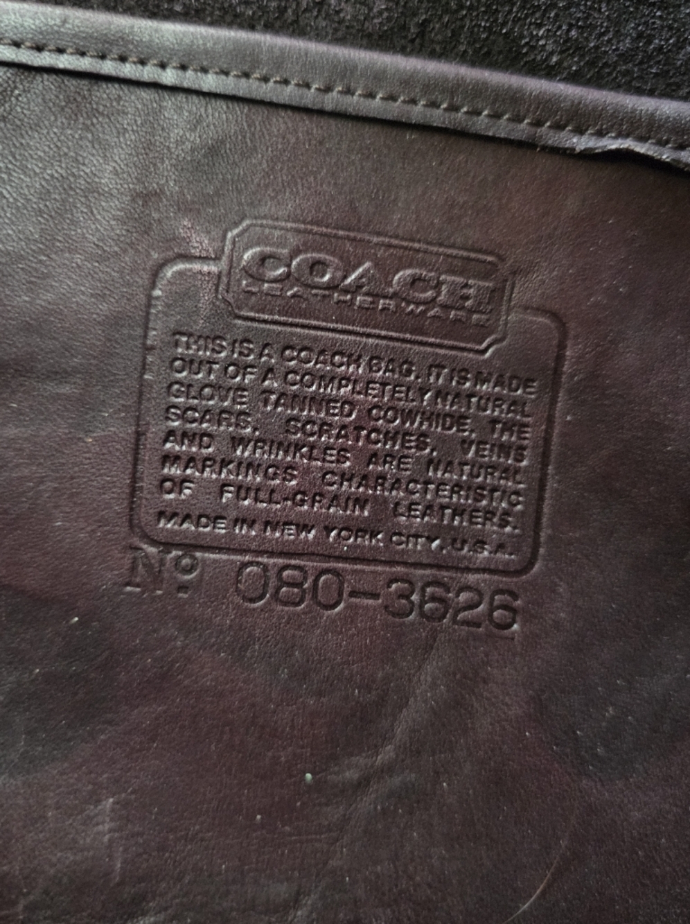Vintage Coach Embassy Briefcase NYC Burgandy Glove Tanned Leather - Picture 12 of 16